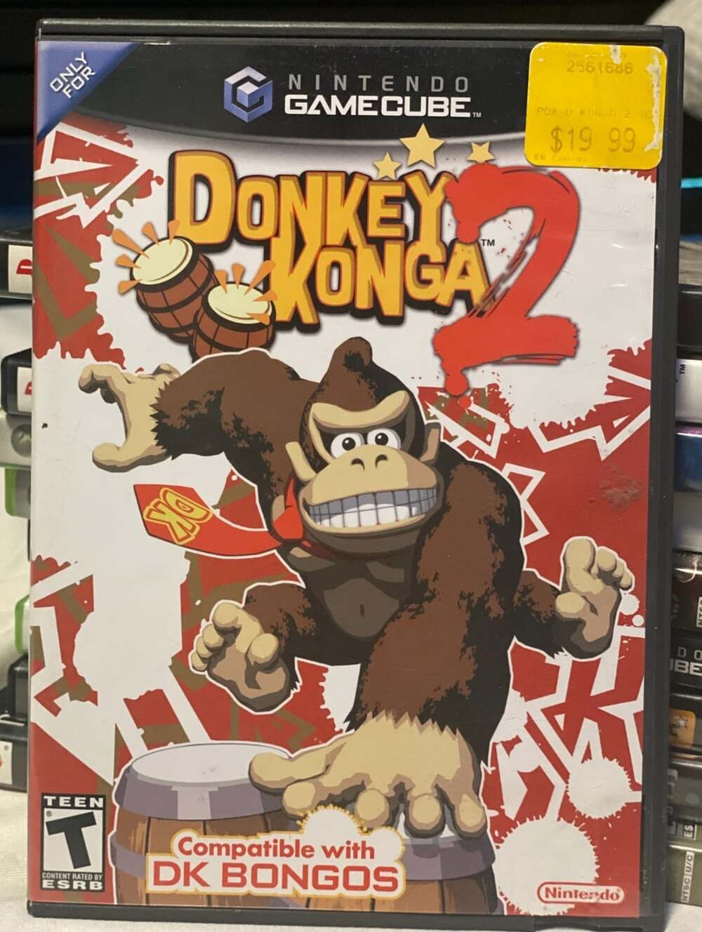 Donkey Konga 2 (Nintendo GameCube, 2005) Complete w/ Manual